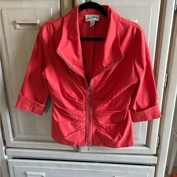 Joseph Ribkoff ruched jacket - Picture 2 of 13